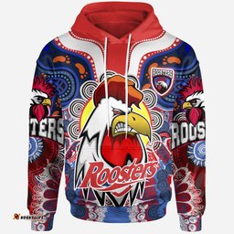 roosters indigenous rugby custom hoodie protection under the sun