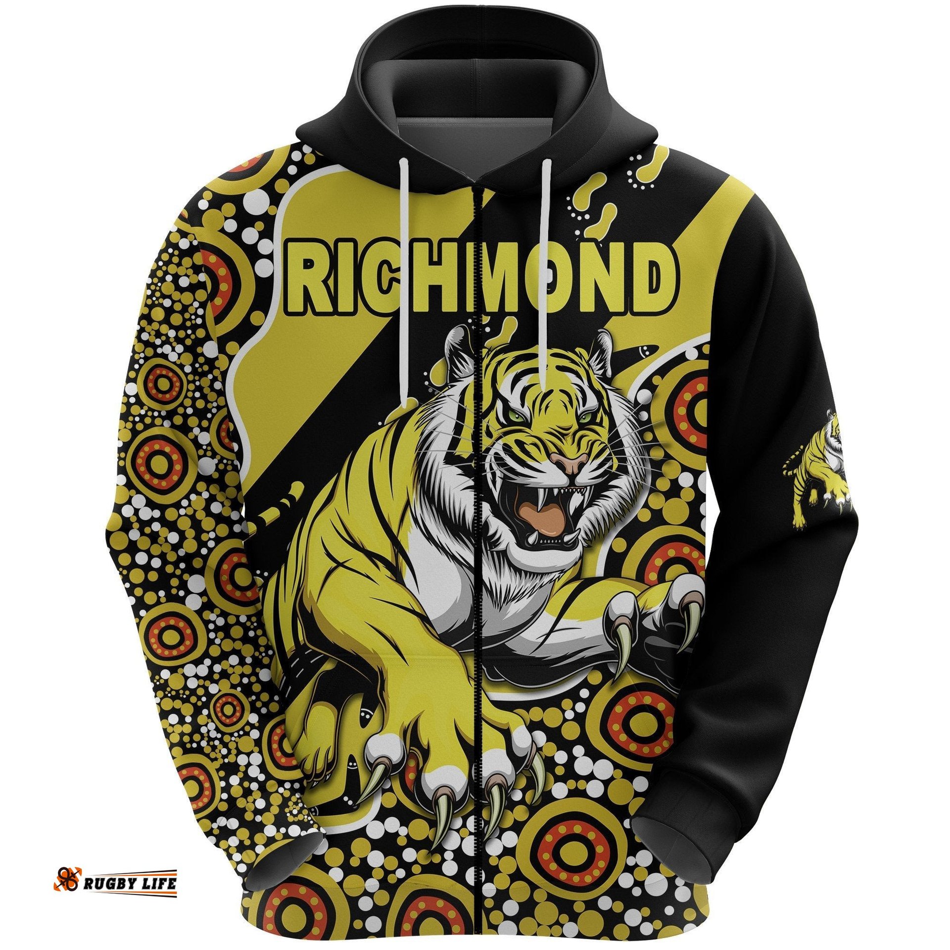 Richmond Zip Hoodie Indigenous Tigers
