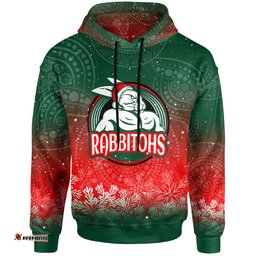 rabbitohs christmas rugby hoodie custom rabbitohs super style hoodie