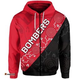 Essendon Bombers Zip Hoodie 07
