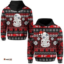 custom personalised new zealand hei tiki christmas hoodie maori meri kirihimete