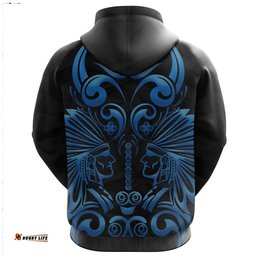 Exeter Zip Hoodie Samurai Native Black