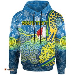 eels christmas rugby hoodie custom christmas indigenous eels hoodie