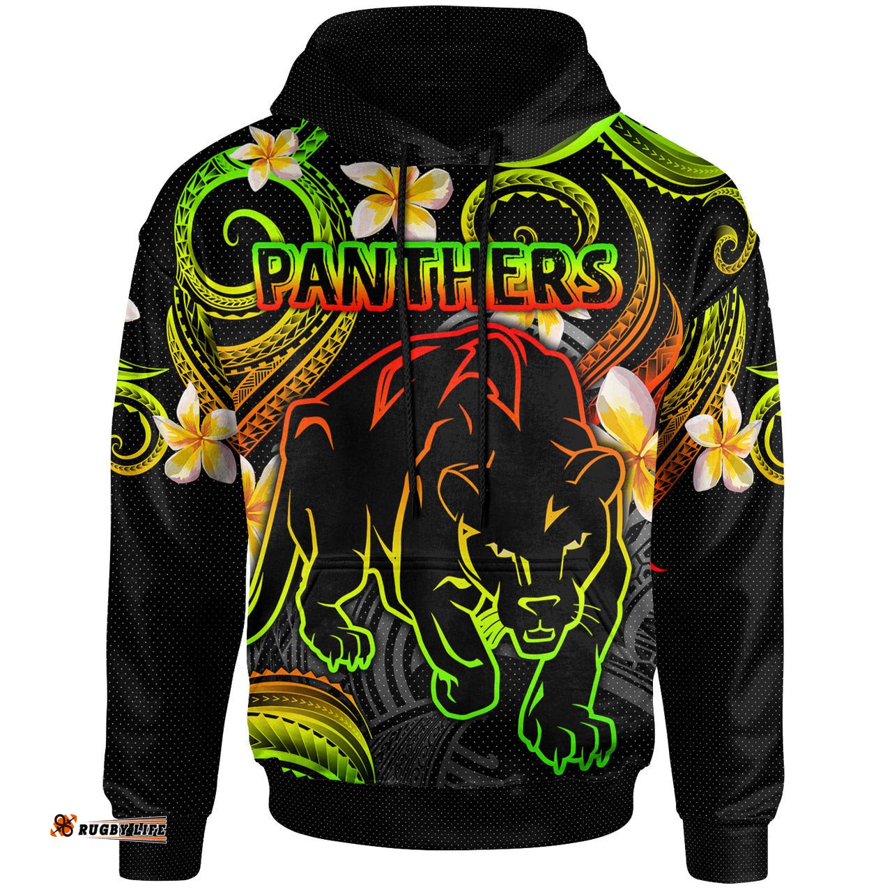 panthers rugby hoodie custom polyneisan black panthers hoodie