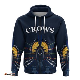 the crows indigenous zip hoodie adelaide football