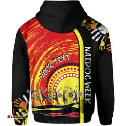 custom personalised aboriginal naidoc week hoodie get up stand up show up