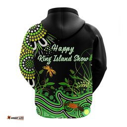 happy king islands show hoodie aboriginal tasmania australia