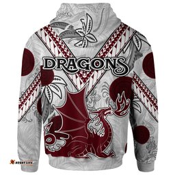 stgeorge rugby hoodie custom polynesian st george hoodie