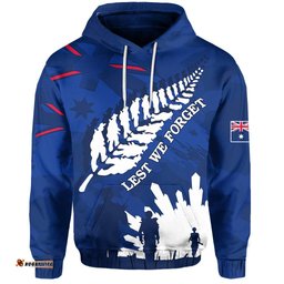 Australian ANZAC Day Hoodie Camouflage Mix Fern New Zealand