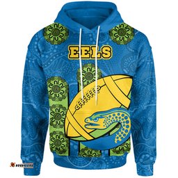eels rugby hoodie custom indigenous eels hoodie