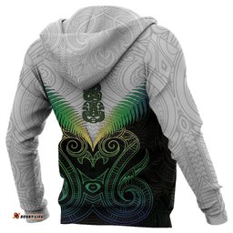 Maori Manaia New Zealand Hoodie Rasta