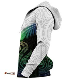 Maori Manaia New Zealand Hoodie Rasta