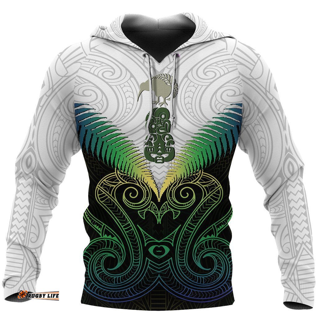 Maori Manaia New Zealand Hoodie Rasta