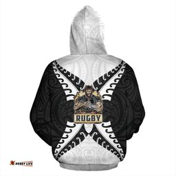 New Zealand Hoodie Rugby Kia Kaha