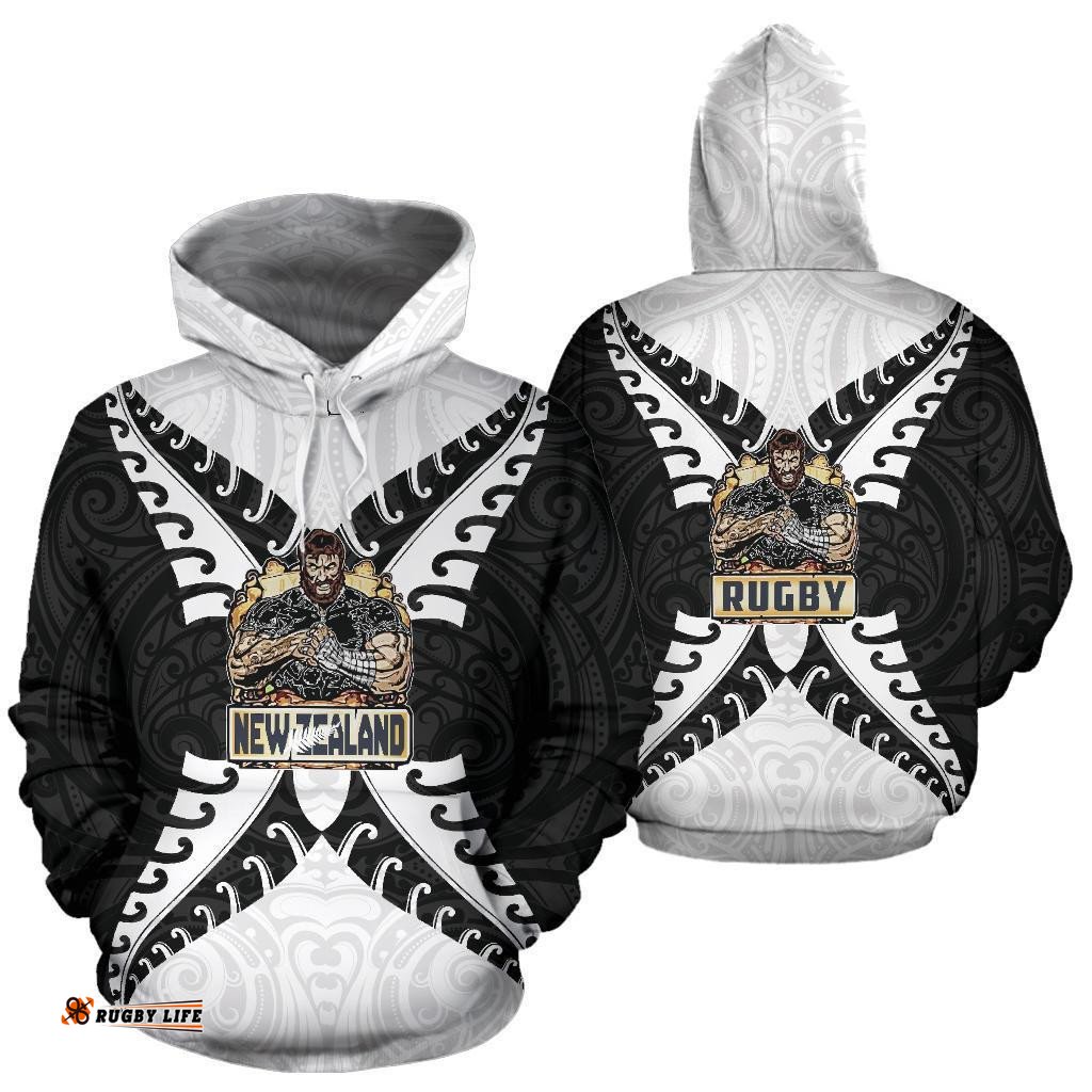 New Zealand Hoodie Rugby Kia Kaha