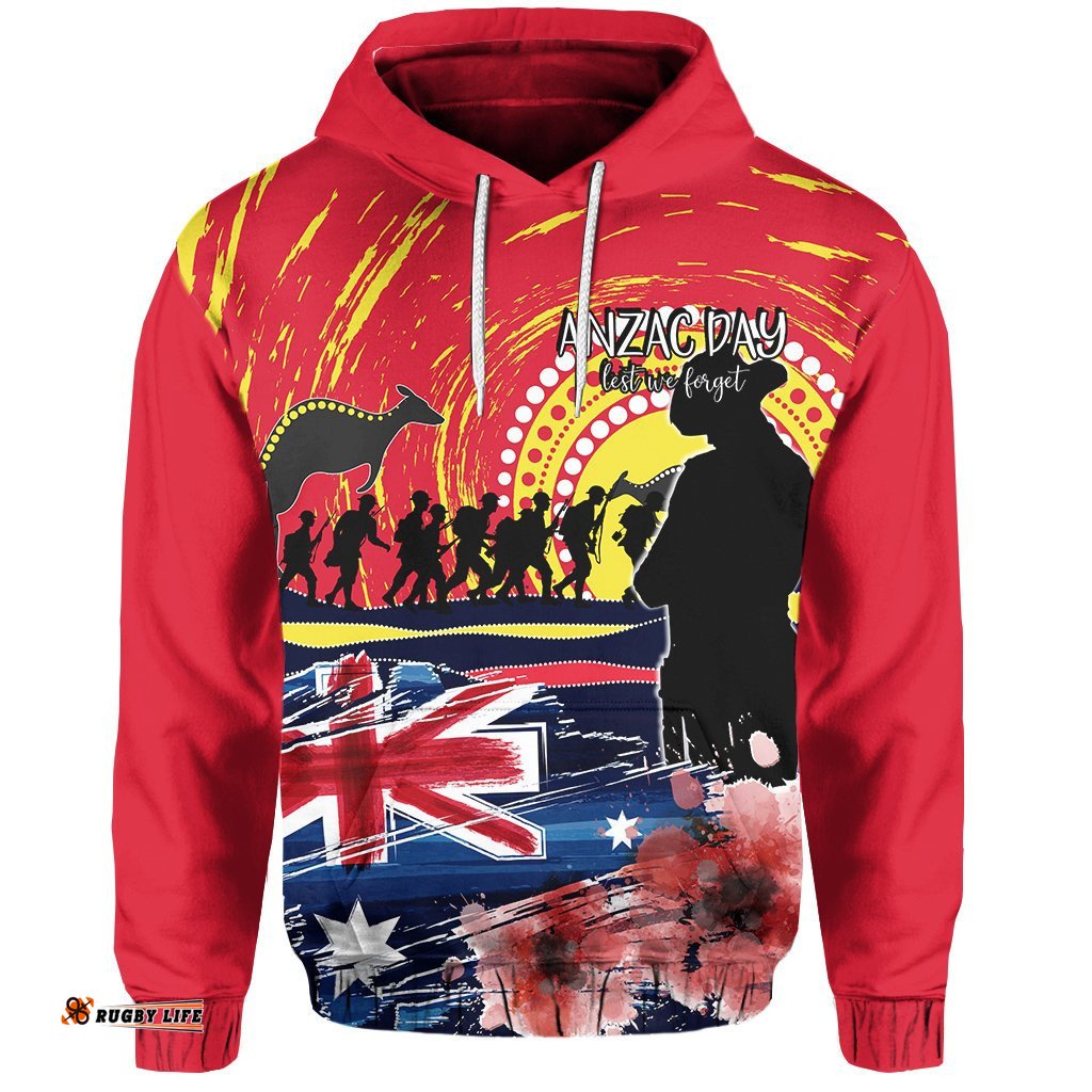 Australia Hoodie ANZAC Day Lest We Forget No.2