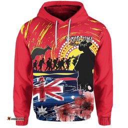 Australia Hoodie ANZAC Day Lest We Forget No.2