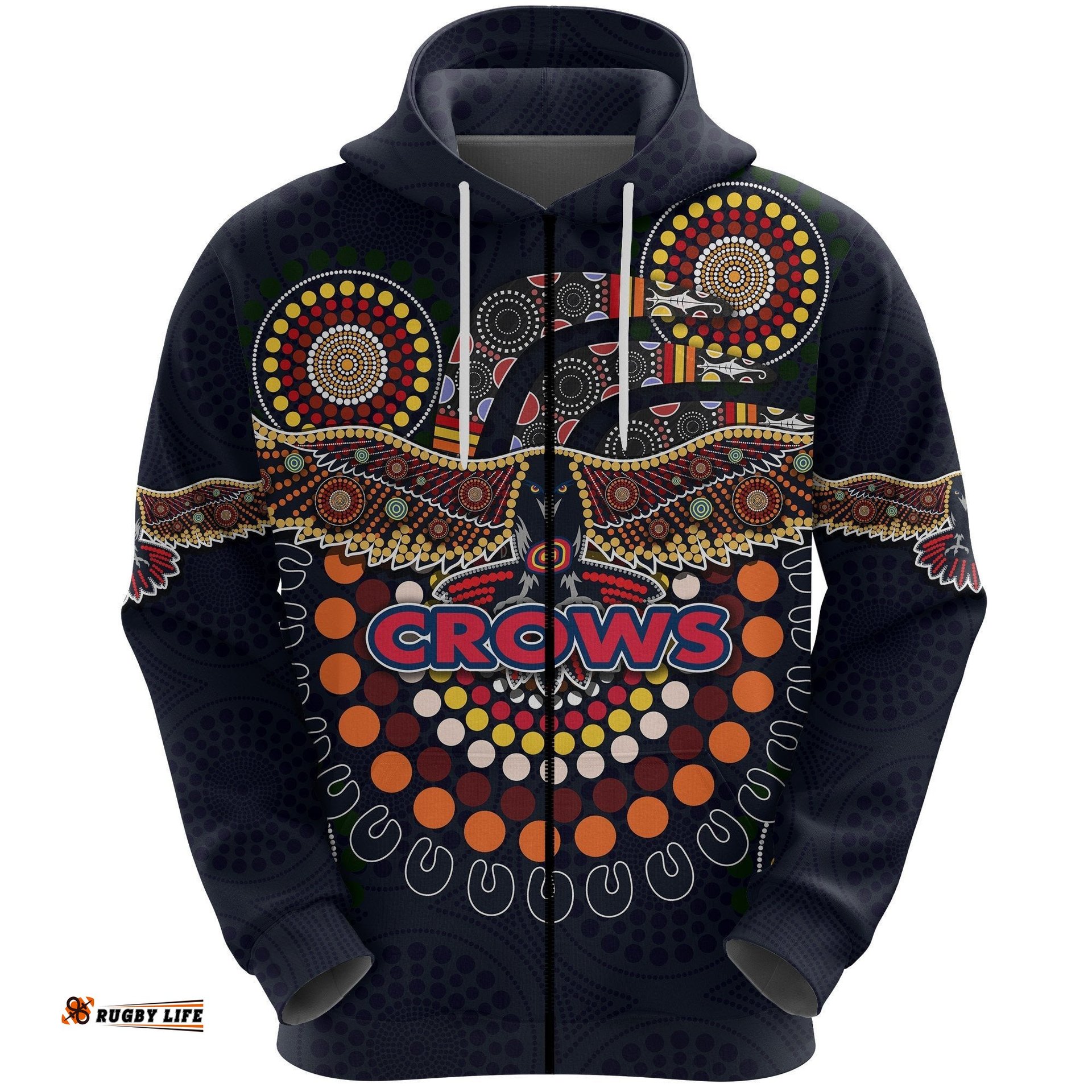 Adelaide Zip Hoodie Indigenous Crows 12