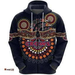 Adelaide Zip Hoodie Indigenous Crows 12