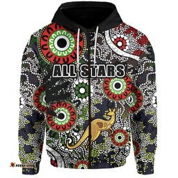 Custom Personalised Indigenous Hoodie All Stars 08
