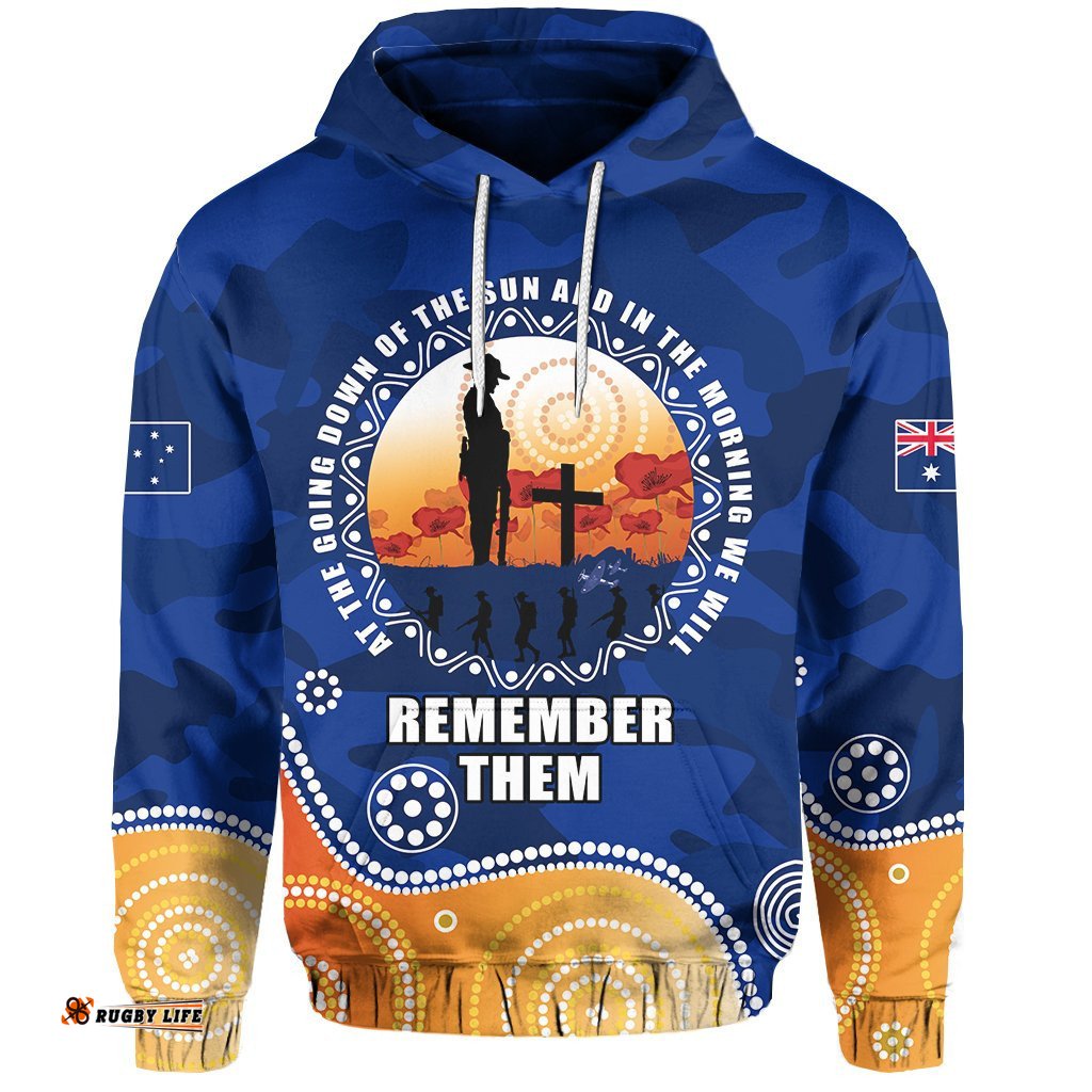 Australian ANZAC Day Hoodie Camouflage Vitality