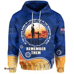 Australian ANZAC Day Hoodie Camouflage Vitality