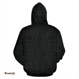 New Zealand All Over Zip Up Hoodie Rugby Style