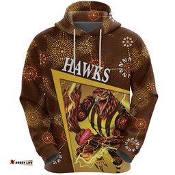 Hawthorn Hoodie Hawks Indigenous Limited Edition NO.2