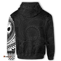 Polynesian Warrior Tattoo Lauhala Hoodie