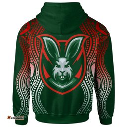 rabbitohs rugby hoodie custom rabbitohs aboriginal style hoodie