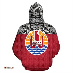 Bora Bora All Over Zip Up Hoodie