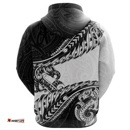 New Zealand Hoodie Silver Fern Manaia