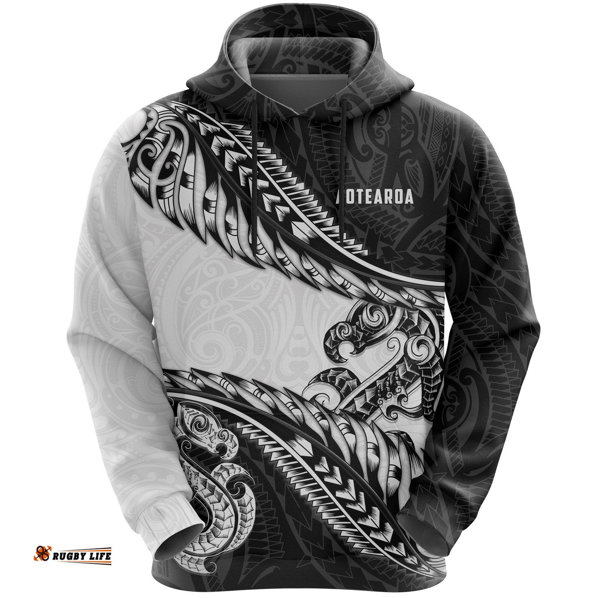 New Zealand Hoodie Silver Fern Manaia