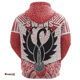 Sydney Zip Hoodie Indigenous Swans