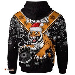 tigers christmas rugby hoodie custom super tigers hoodie