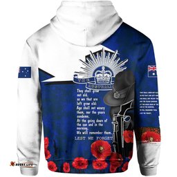 Hoodie ANZAC Day , Lest We Forget Zip