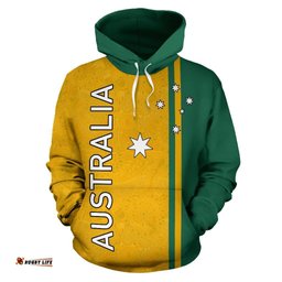 Hoodie Australian Coat Of Arms Hoodie Southern Cross Australia Unisex 07
