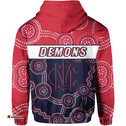 Demons Indigenous Zip Hoodie Melbourne Fancy