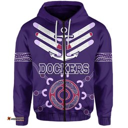 Dockers Zip Hoodie Indigenous Fremantle
