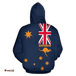 Zip Up Hoodie Australia Map Hoodie Southern Cross Australia Ver02 Unisex