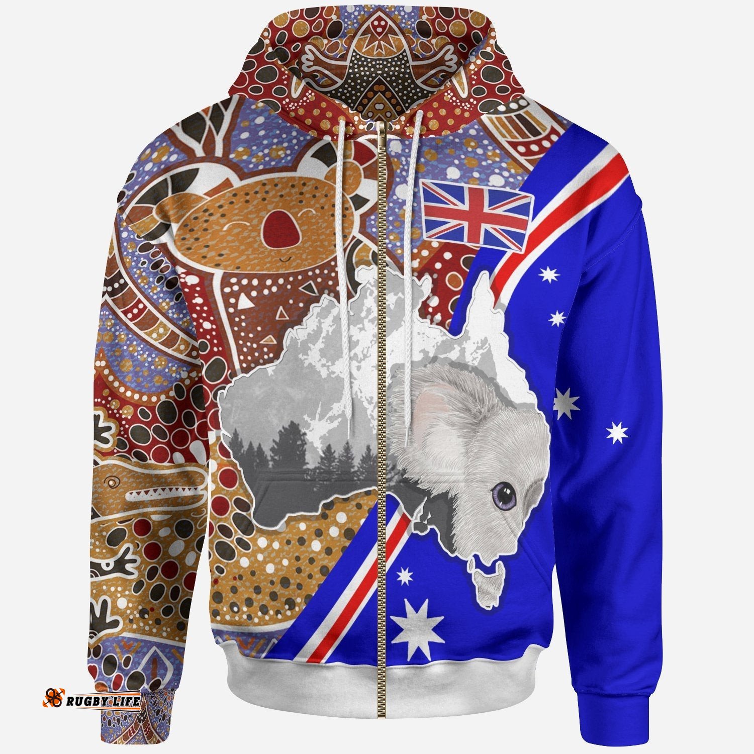 Zip Up Hoodie Australia Koala