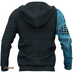 Tribal Hoodie, Polynesian Tattoo All Over Print Hoodie 06