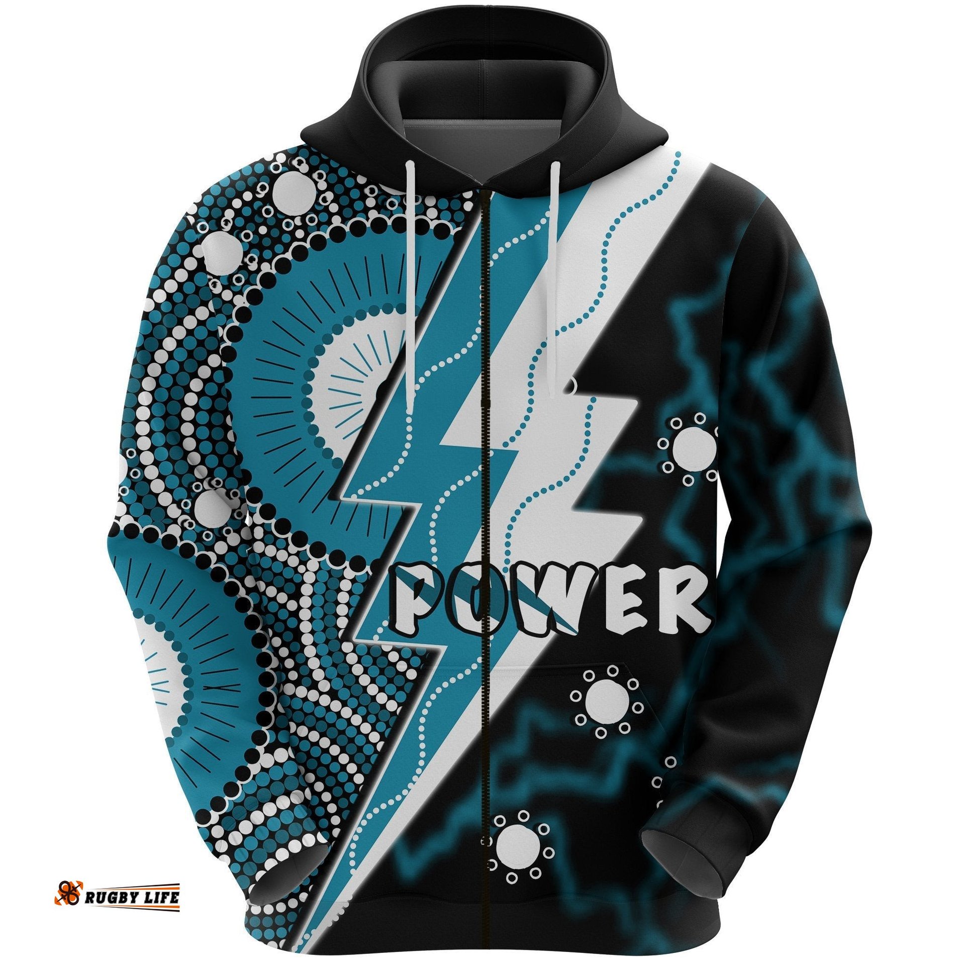 Power Zip Hoodie Thunda Port Adelaide
