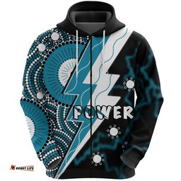 Power Zip Hoodie Thunda Port Adelaide