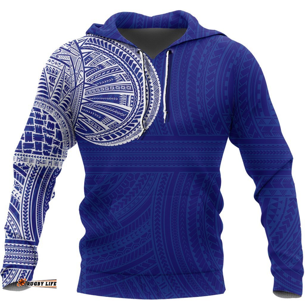 Tribal Hoodie, Polynesian Tattoo All Over Print Hoodie 01