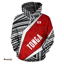 Tong Hoodie Polynesian Flag