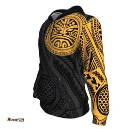 Tribal Hoodie, Polynesian Sun God Tattoo All Over Print Hoodie 08