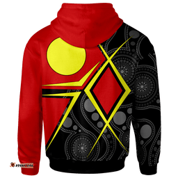 Aboriginal Zip Up Hoodie Indigenous Legend