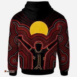 Aboriginal Zip Up Hoodie The Sun Always Shines
