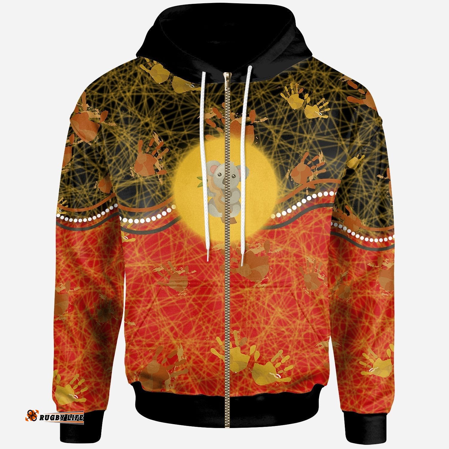 Zip Up Hoodie The Pride Of Aboriginal People